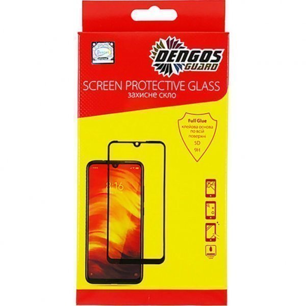 Скло захисне DENGOS Full Glue для Samsung Galaxy M30s (black (TGFG-82)