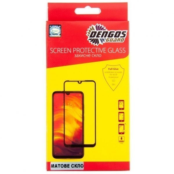 Скло захисне DENGOS Full Glue Matte iPhone 7/8 (TGFG-MATT-01) (TGFG-MATT-01)