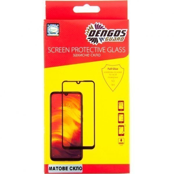 Скло захисне DENGOS Full Glue Matte Samsung Galaxy A32 (black) (TGFG-MATT-35) Скло захисне DENGOS Full Glue Matte Samsung Galaxy A32 (black) (TGFG-MATT-35)