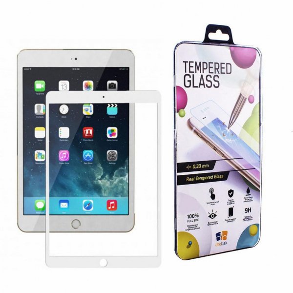 Скло захисне Drobak Apple iPad 7 10.2 a2200 2019 LTE (White) (222255) (222255)