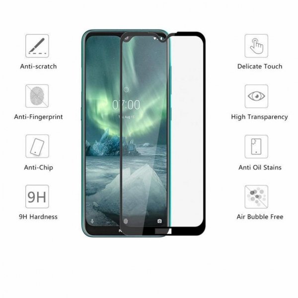 Скло захисне Drobak Nokia 2.3 (Black) (454529) (454529)