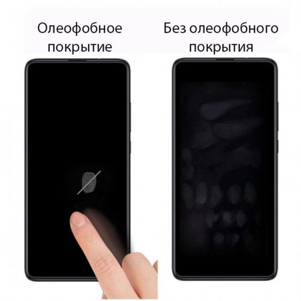 Скло захисне Drobak OPPO A91 Full Cover Full Glue (Black) (222221) (222221)