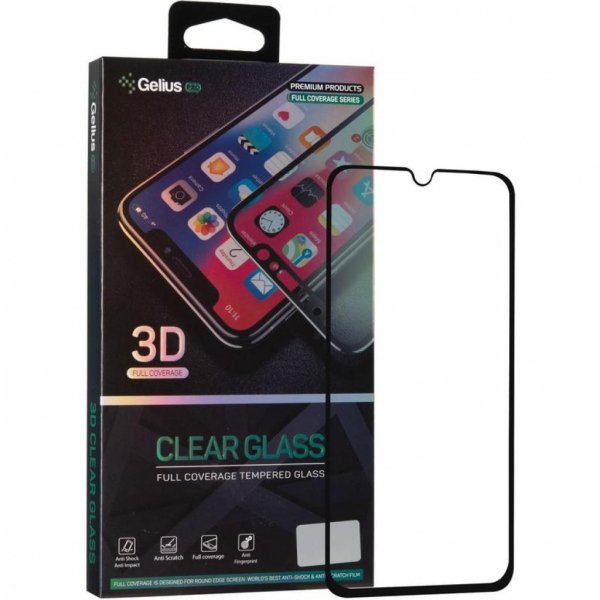Скло захисне Gelius Pro 3D для Samsung A405 (A40) Black (00000073920) Скло захисне Gelius Pro 3D для Samsung A405 (A40) Black (00000073920)
