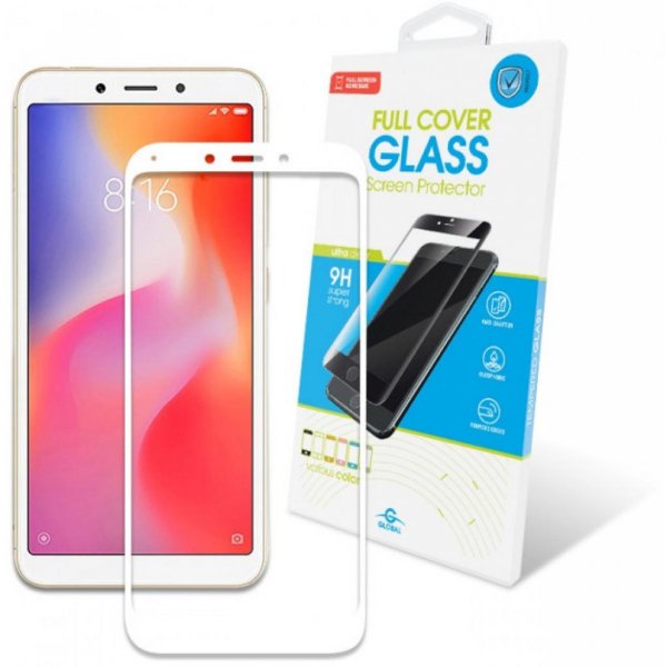 Скло захисне GLOBAL для Xiaomi Redmi 6/6A (белое) (1283126489839) Скло захисне GLOBAL для Xiaomi Redmi 6/6A (белое) (1283126489839)