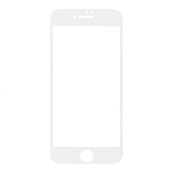 Скло захисне MakeFuture для Apple iPhone 8 White Full Cover Full Glue (MGFCFG-AI8W)