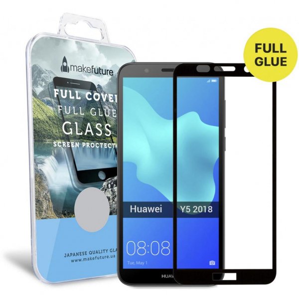 Скло захисне MakeFuture для Huawei Y5 2018 Black Full Cover Full Glue (MGFCFG-HUY518B) Скло захисне MakeFuture для Huawei Y5 2018 Black Full Cover Full Glue (MGFCFG-HUY518B)