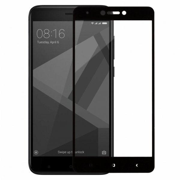 Скло захисне MakeFuture для Xiaomi Redmi Note 4X Black Full Cover Full Glue (MGFCFG-XRN4XB)