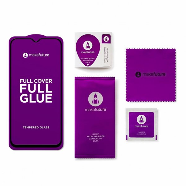 Скло захисне MakeFuture Full Cover Full Glue Xiaomi Mi 10T Lite (MGF-XM10TL)