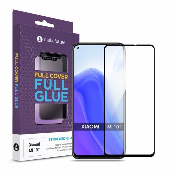 Скло захисне MakeFuture Full Cover Full Glue Xiaomi Mi 10T/10T Pro (MGF-XM10T/10TP) Скло захисне MakeFuture Full Cover Full Glue Xiaomi Mi 10T/10T Pro (MGF-XM10T/10TP)
