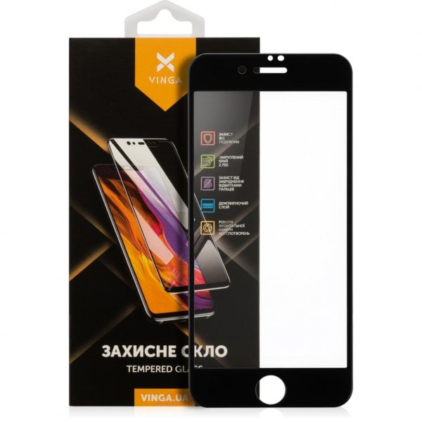 Скло захисне Vinga Apple iPhone 7/8/SE 2020 (VGIPSE2)