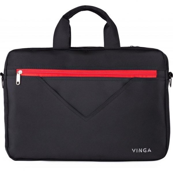 Сумка для ноутбука Vinga 15.6 NB250BR black-red (NB250BR)