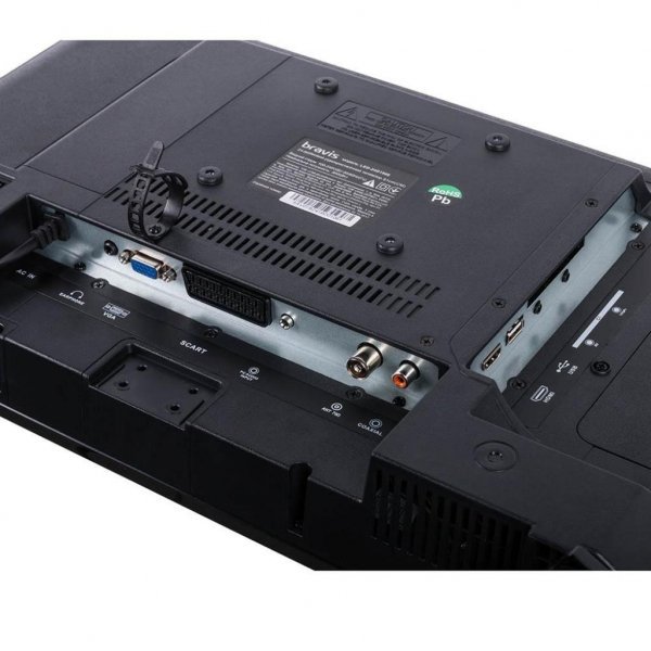 Телевізор Bravis LED-22D1900 + T2 black