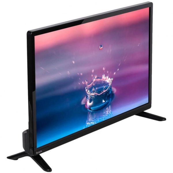 Телевізор Bravis LED-22E6000 + T2 black
