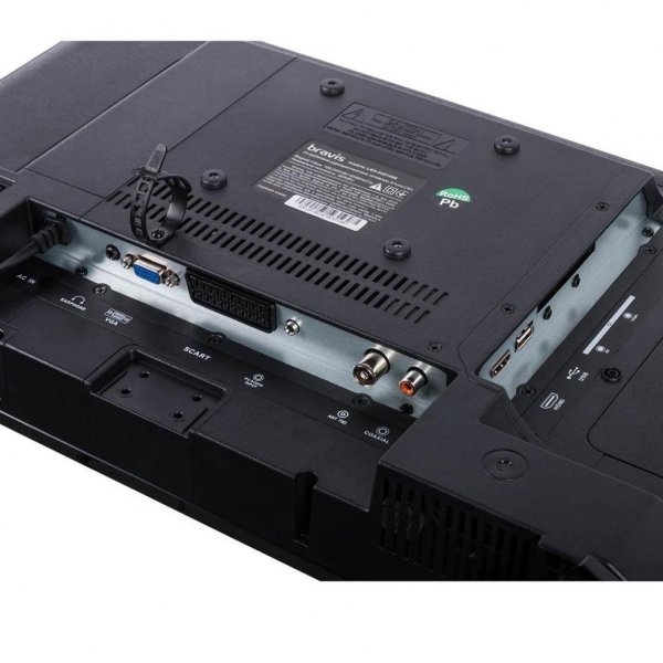 Телевізор Bravis LED-40E1800 Smart + T2 black