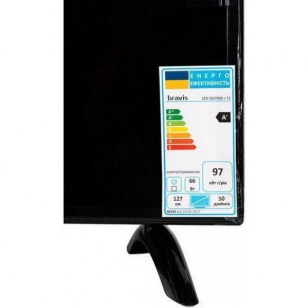 Телевізор Bravis LED-50J7000 + T2