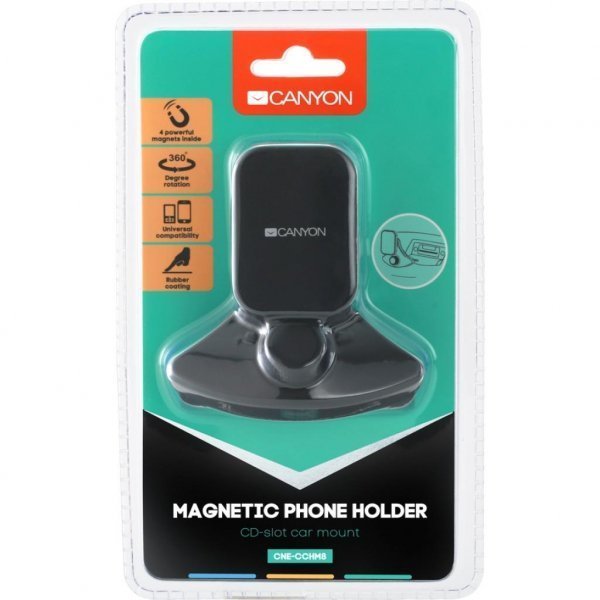 Універсальний автотримач CANYON Car CD slot magnetic phone holder (CNE-CCHM8) Універсальний автотримач CANYON Car CD slot magnetic phone holder (CNE-CCHM8)