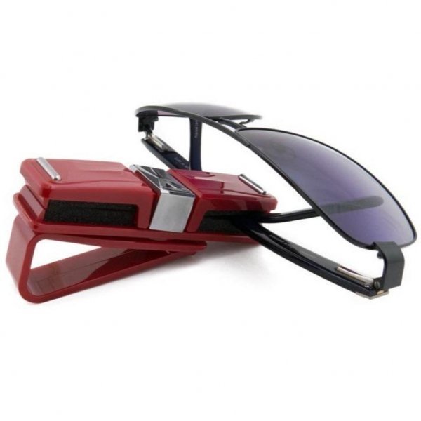 Універсальний автотримач EXTRADIGITAL для очков Glasses Holder Red (CGH4122)