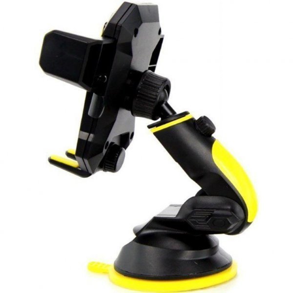 Універсальний автотримач Remax Transformer Holder black+yellow (RM-C26-BLACK+YELLOW) Універсальний автотримач Remax Transformer Holder black+yellow (RM-C26-BLACK+YELLOW)