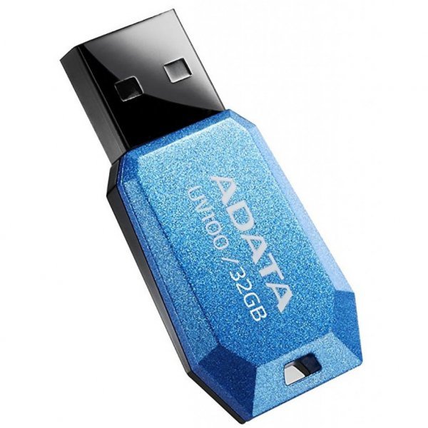USB флеш накопичувач ADATA 32GB DashDrive UV100 Blue USB 2.0 (AUV100-32G-RBL) USB флеш накопичувач ADATA 32GB DashDrive UV100 Blue USB 2.0 (AUV100-32G-RBL)