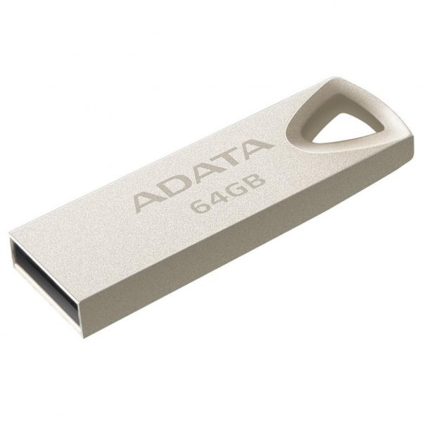 USB флеш накопичувач ADATA 64GB UV210 Metal Silver USB 2.0 (AUV210-64G-RGD)