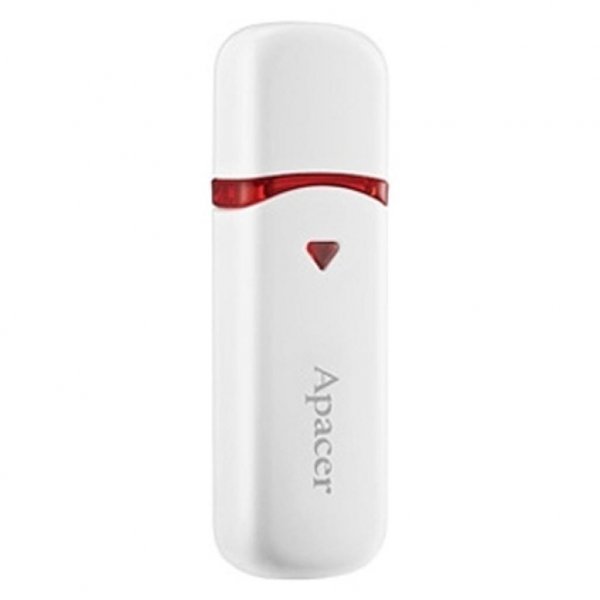 USB флеш накопичувач Apacer 16GB AH333 white USB 2.0 (AP16GAH333W-1)