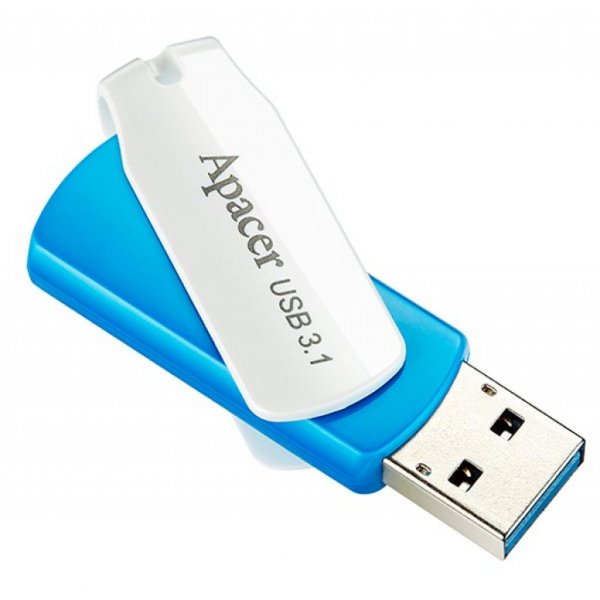 USB флеш накопичувач Apacer 32GB AH357 Blue USB 3.1 (AP32GAH357U-1)