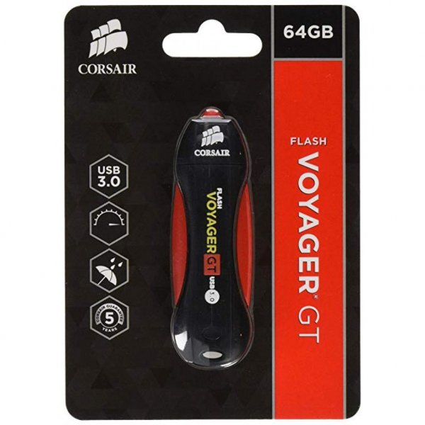 USB флеш накопичувач CORSAIR 128GB Voyager GT USB 3.0 (CMFVYGT3C-128GB)