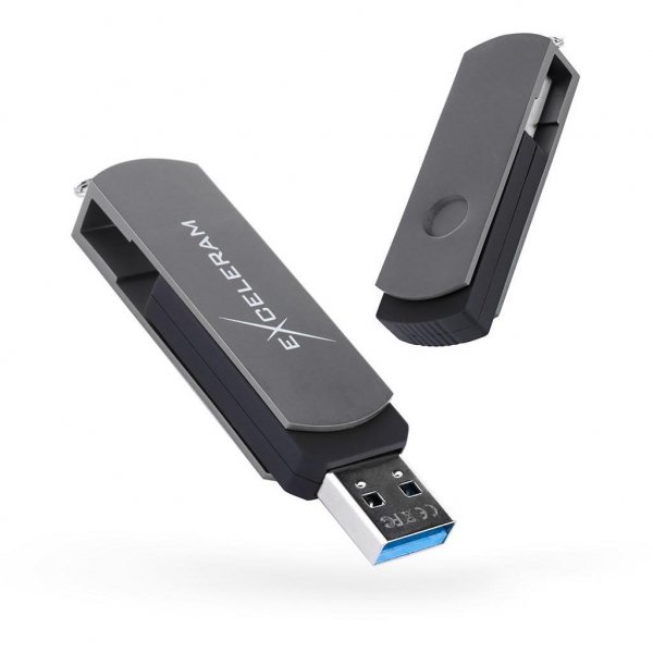 USB флеш накопичувач eXceleram 128GB P2 Series Gray/Black USB 3.1 Gen 1 (EXP2U3GB128)
