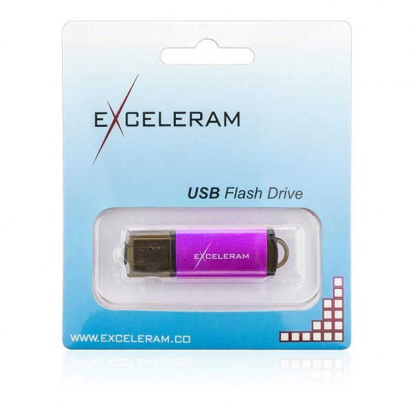 USB флеш накопичувач eXceleram 64GB A3 Series Purple USB 3.1 Gen 1 (EXA3U3PU64)