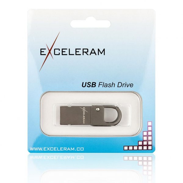 USB флеш накопичувач eXceleram 64GB U6M Series Dark USB 3.1 Gen 1 (EXU3U6MD64)