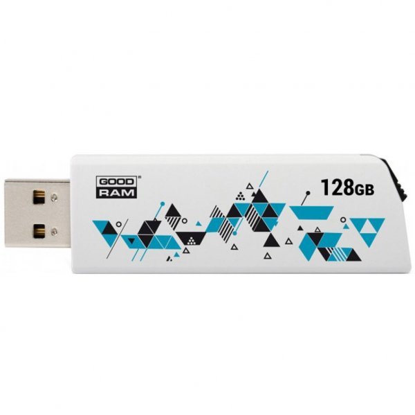 USB флеш накопичувач GOODRAM 128GB UCL2 Click White USB 2.0 (UCL2-1280W0R11)