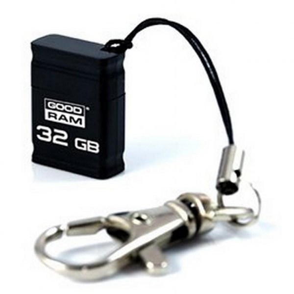 USB флеш накопичувач GOODRAM 32GB Piccolo Black USB 2.0 (UPI2-0320K0R11)