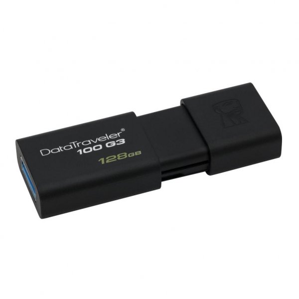 USB флеш накопичувач Kingston 128GB DT100 G3 Black USB 3.0 (DT100G3/128GB) USB флеш накопичувач Kingston 128GB DT100 G3 Black USB 3.0 (DT100G3/128GB)