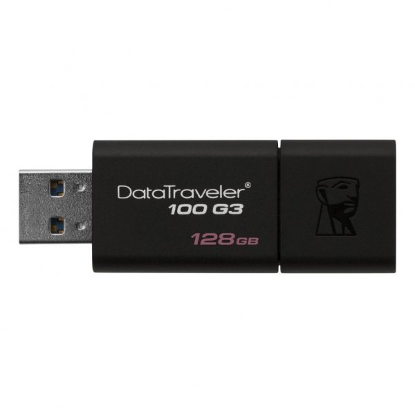 USB флеш накопичувач Kingston 128GB DT100 G3 Black USB 3.0 (DT100G3/128GB) USB флеш накопичувач Kingston 128GB DT100 G3 Black USB 3.0 (DT100G3/128GB)
