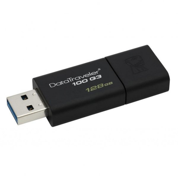 USB флеш накопичувач Kingston 128GB DT100 G3 Black USB 3.0 (DT100G3/128GB) USB флеш накопичувач Kingston 128GB DT100 G3 Black USB 3.0 (DT100G3/128GB)