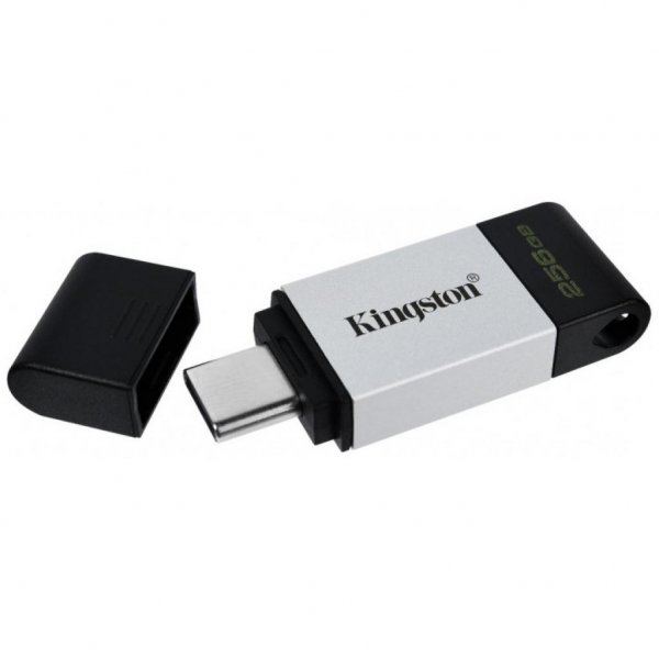 USB флеш накопичувач Kingston 256GB DataTraveler 80 USB 3.2/Type-C (DT80/256GB) USB флеш накопичувач Kingston 256GB DataTraveler 80 USB 3.2/Type-C (DT80/256GB)