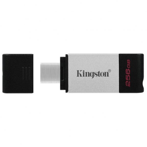 USB флеш накопичувач Kingston 256GB DataTraveler 80 USB 3.2/Type-C (DT80/256GB) USB флеш накопичувач Kingston 256GB DataTraveler 80 USB 3.2/Type-C (DT80/256GB)