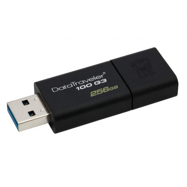 USB флеш накопичувач Kingston 256GB DT 100 G3 Black USB 3.0 (DT100G3/256GB) USB флеш накопичувач Kingston 256GB DT 100 G3 Black USB 3.0 (DT100G3/256GB)