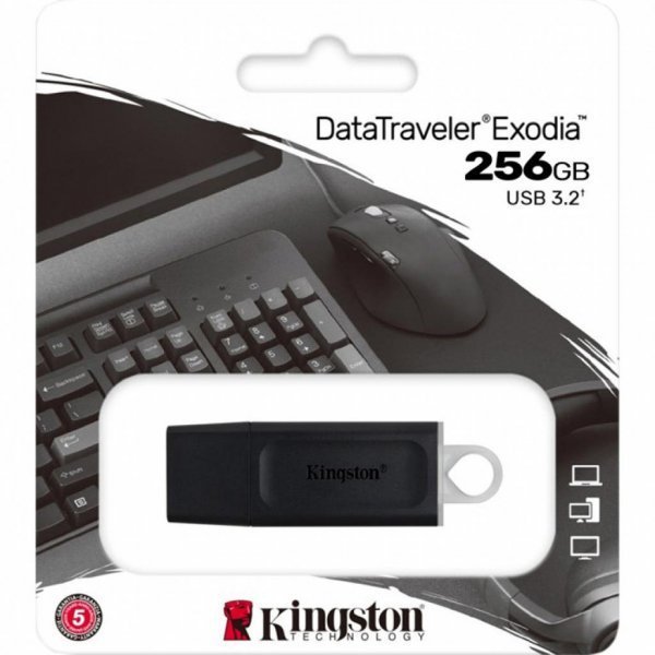 USB флеш накопичувач Kingston 256GB DT Exodia White USB 3.2 (KC-U2G256-5R)