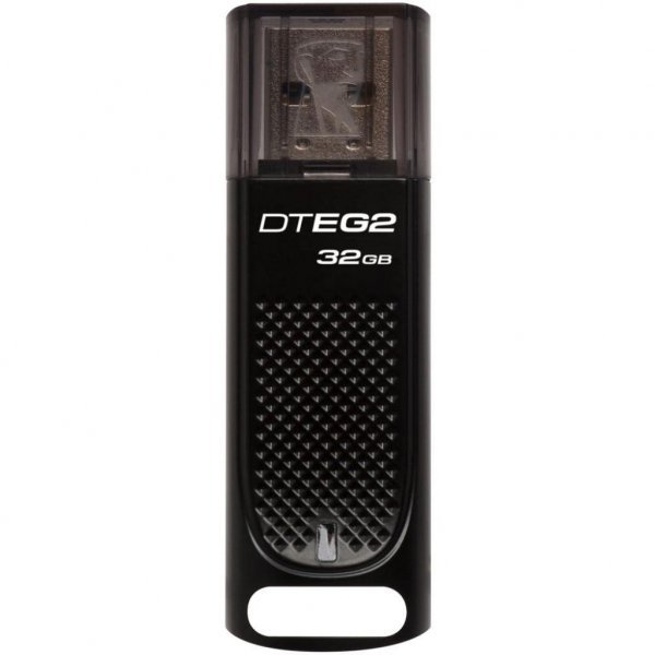 USB флеш накопичувач Kingston 32GB DataTraveler Elite G2 Metal Black USB 3.1 (DTEG2/32GB)