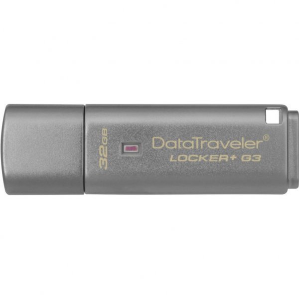 USB флеш накопичувач Kingston 32GB DataTraveler Locker+ G3 USB 3.0 (DTLPG3/32GB)