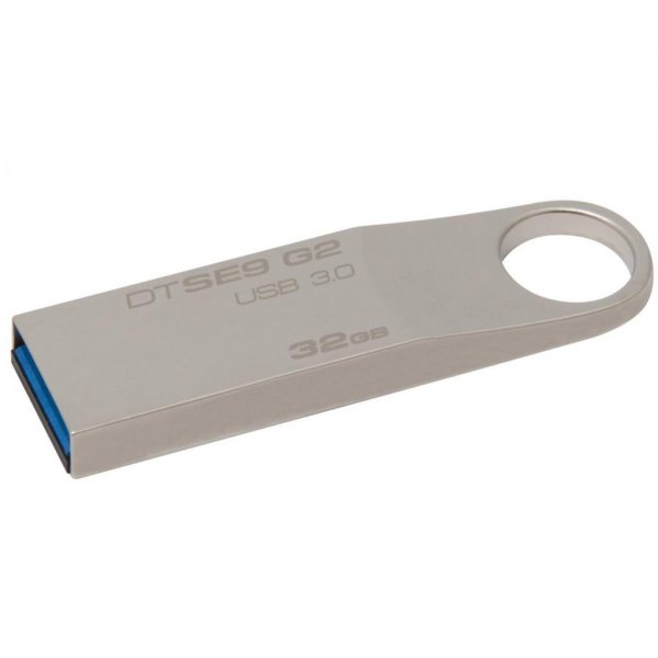 USB флеш накопичувач Kingston 32GB DataTraveler SE9 G2 Metal Silver USB 3.0 (DTSE9G2/32GB) USB флеш накопичувач Kingston 32GB DataTraveler SE9 G2 Metal Silver USB 3.0 (DTSE9G2/32GB)