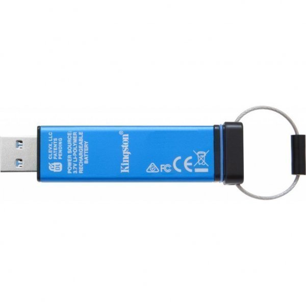 USB флеш накопичувач Kingston 32GB DT 2000 Metal Security USB 3.0 (DT2000/32GB)