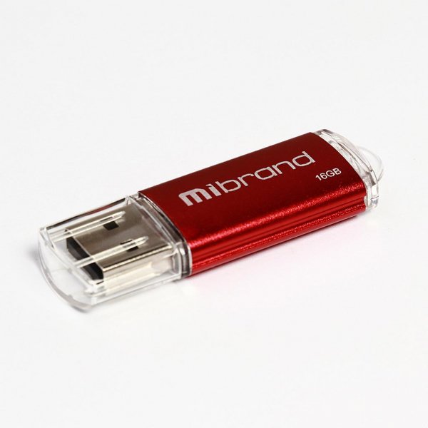 USB флеш накопичувач Mibrand 16GB Cougar Red USB 2.0 (MI2.0/CU16P1R)