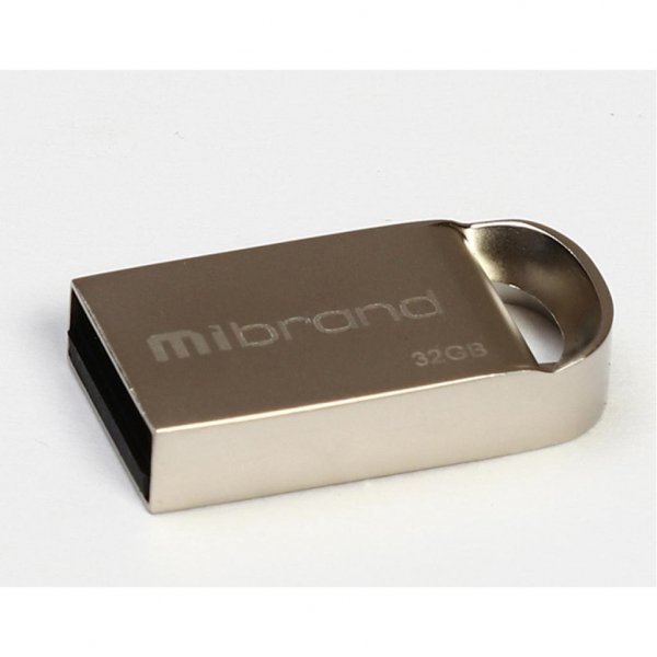 USB флеш накопичувач Mibrand 32GB lynx Silver USB 2.0 (MI2.0/LY32M2S)