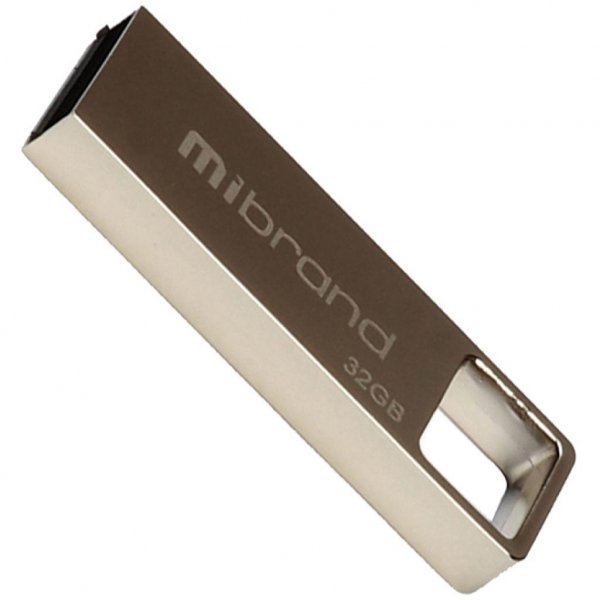 USB флеш накопичувач Mibrand 32GB Shark Silver USB 2.0 (MI2.0/SH32U4S)