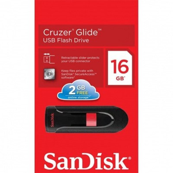 USB флеш накопичувач SANDISK 16Gb Cruzer Glide (SDCZ60-016G-B35)