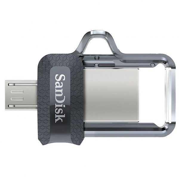 USB флеш накопичувач SANDISK 64GB Ultra Dual Black USB 3.0 OTG (SDDD3-064G-G46)
