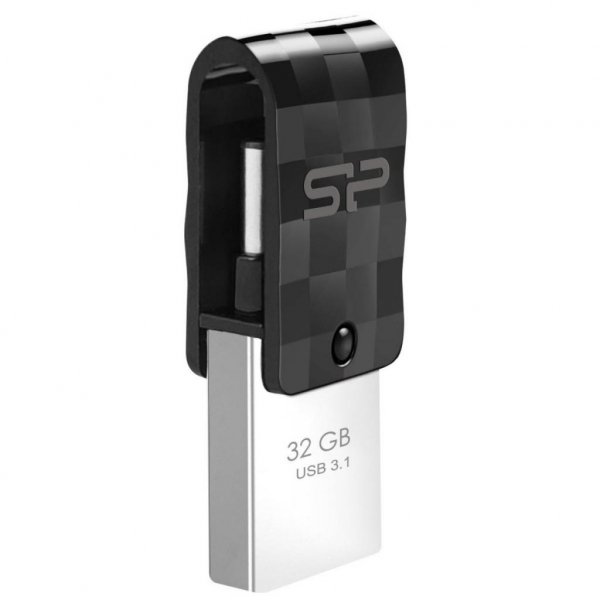 USB флеш накопичувач Silicon Power 32GB Mobile C31 USB 3.1 / USB Type-C (SP032GBUC3C31V1K)