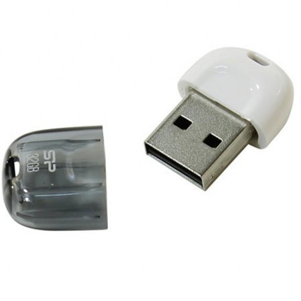 USB флеш накопичувач Silicon Power 32GB Touch T09 White USB 2.0 (SP032GBUF2T09V1W)